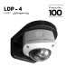  in door Dome Bracket  (wall) LDP-4