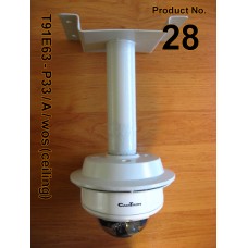 Fix Dome Bracket Eco (ceiling) without sun shield T91E63-P33/A/wos