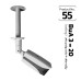 Bullet / Dome 20 cm Bracket Eco (wall/ceiling/roof) BuA 3-20