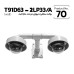 Double Fix Dome Bracket ( wall/ ceiling) T91D63-2LP33/A Double Fix Dome Bracket ( wall/ ceiling) T91D63-2LP33/A