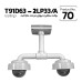 Double Fix Dome Bracket ( wall/ ceiling) T91D63-2LP33/A Double Fix Dome Bracket ( wall/ ceiling) T91D63-2LP33/A