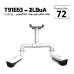 Double Bullet/Dome Bracket Economy (ceiling/wall/roof/stand alone) T91E63-2LBuA Double Bullet/Dome Bracket Economy (ceiling/wall/roof/stand alone) T91E63-2LBuA