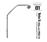 Teta 5/Alu-L/P33/A (wall/roof/pole) Teta 5/Alu-L/P33/A (wall/roof/pole)