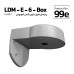  out door/in door L Economy Bracket with Box (Metal)  (wall/ceiling) LDM-E-6-Box